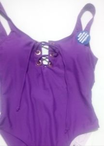 Woman one piece bathing suit